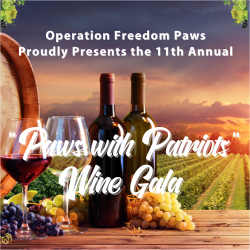 The OFP 11th Annual "Paws with Patriots" Wine Gala